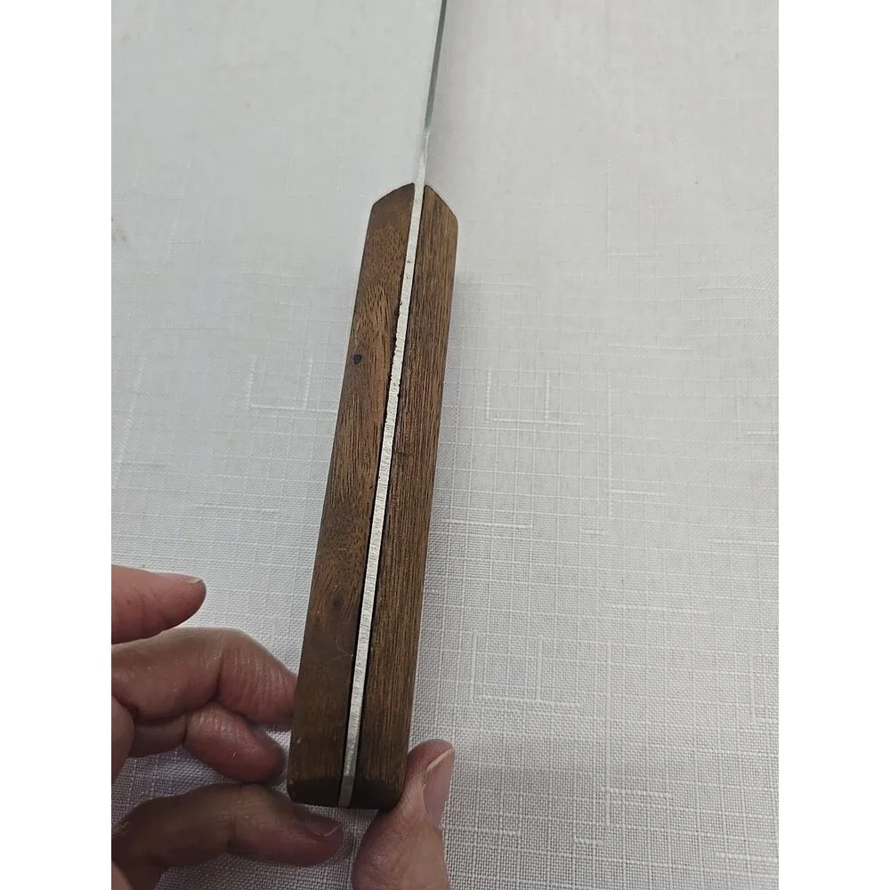 Harvard Cutlery #574 Hand Sharpened Knife Stain Free Steel USA Wood Handles